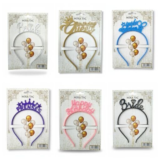 RENKLİ MİKA TAÇ MODELLERİ